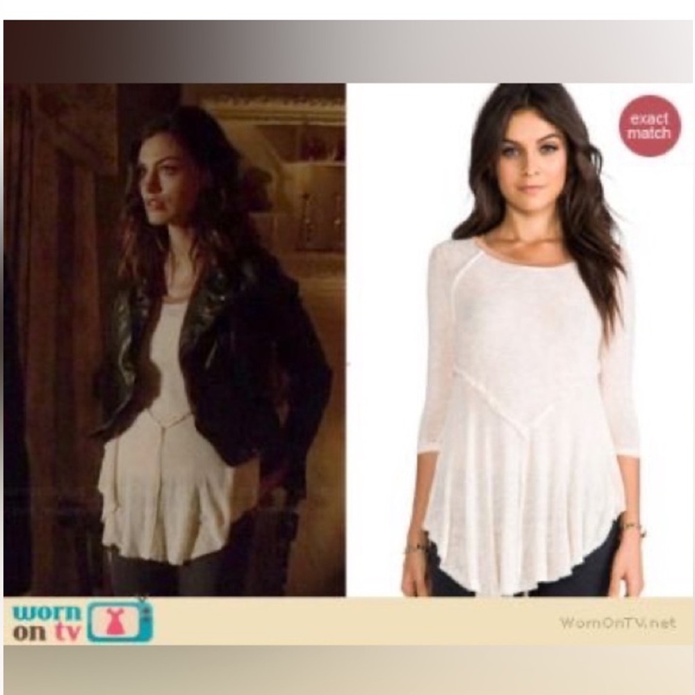 Free People Sheer Bohemian Layering Tee - Picture 8 of 10